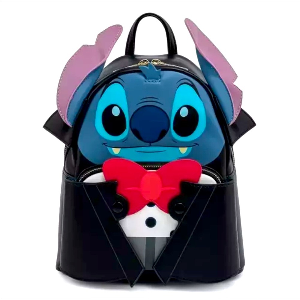 Disney Loungefly Vampire Stitch Cosplay Mini Backpack NWT​